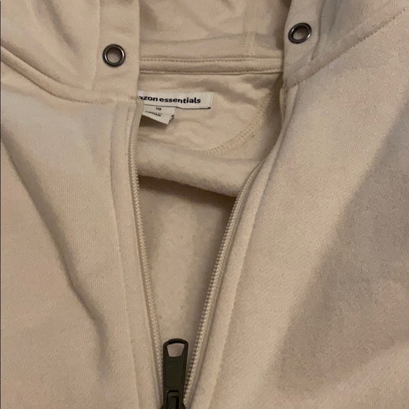 Cream zip up hoodie - Picture 3 of 3